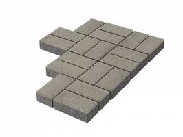  Брусчатка Stellard 200х100х60 мм Белый мрамор: внешний вид