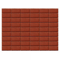  Брусчатка Лидер 40 Прямоугольник 200х100х80 мм Красный: внешний вид